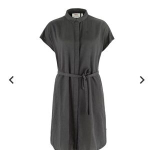 Fjällräven Övik Hemp Shirt Dress Women’s Large Dark Gray NWT
